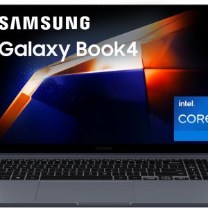 Samsung Galaxy Book4 Metal Intel Core i5 13th Gen 1335U - (8 GB/512 GB SSD/Windows 11 Home) NP750XGJ-KG1IN / NP750XGJ-LG1IN Thin and Light Laptop (15.6 Inch, Gray, 1.55 Kg, With MS Office)